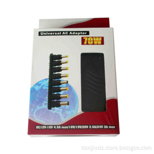 Fashionble Design 70W Manual Adjustable Multiple Charger for Laptop